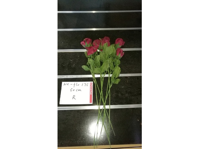 10Pcs Red Flower 50cm Long we-flo175 10Pcs Red Flower 50cm Long we-flo175