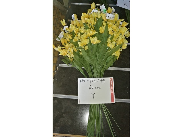 10Pcs Yellow Flower 60cm Long we-flo199 10Pcs Yellow Flower 60cm Long we-flo199
