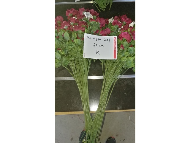 10Pcs Red Flower 60cm Long we-flo201 10Pcs Red Flower 60cm Long we-flo201