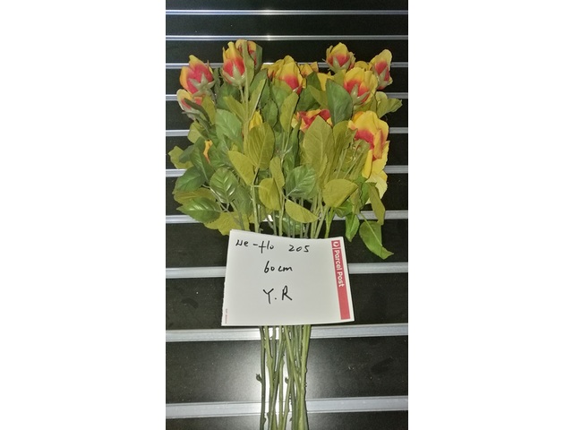 14Pcs Yellow and Red Flower 60cm Long we-flo205 14Pcs Yellow and Red Flower 60cm Long we-flo205