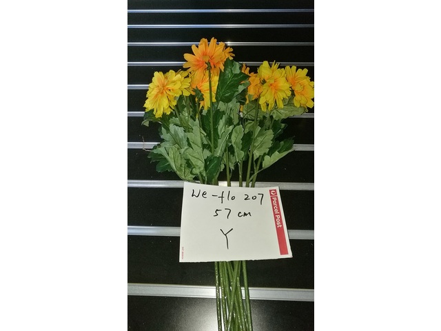 11Pcs Yellow Flower 57cm Long we-flo207 11Pcs Yellow Flower 57cm Long we-flo207