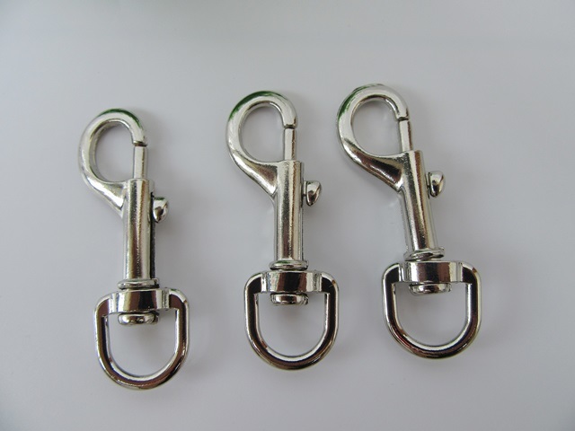 20Pcs Lobster Trigger Swivel Clasp Hook Clip Dog Lead 70x22mm - Click Image to Close