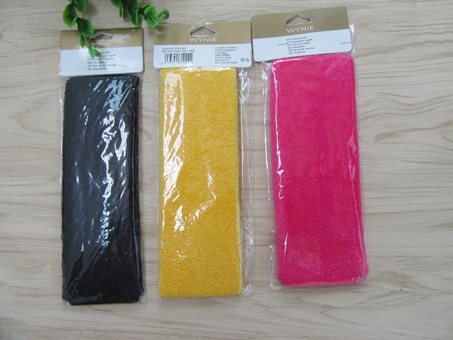 12Pcs Elastic Wide Head Band 60mm-95mm wide Assorted - Click Image to Close