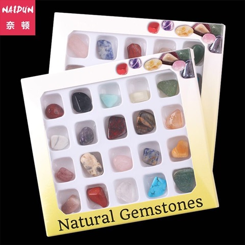 20Pcs Gemstone Stones Polished Healing Crystal Natural Gemstone - Click Image to Close
