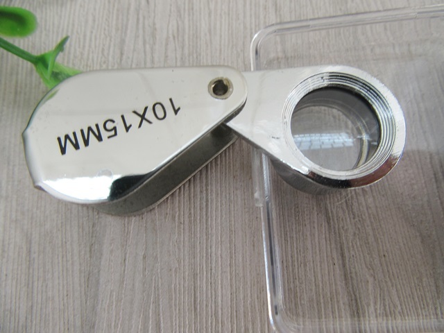 12Pcs Pocket Jewelers Loupe Eye Magnifier Jewelry Magnifying 10x 12Pcs Pocket Jewelers Loupe Eye Magnifier Jewelry Magnifying 10x