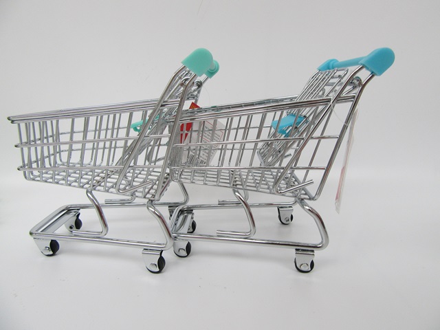 4Pcs Pretend Play Supermarket Handcart Storage Trolley Kid Toy - Click Image to Close