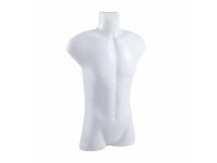 5X New White Male Torso Mannequins w/Hanging Hook