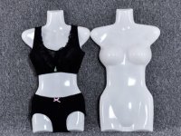 5X White Female Torso Mannequin Hanging Hook sz8-14+