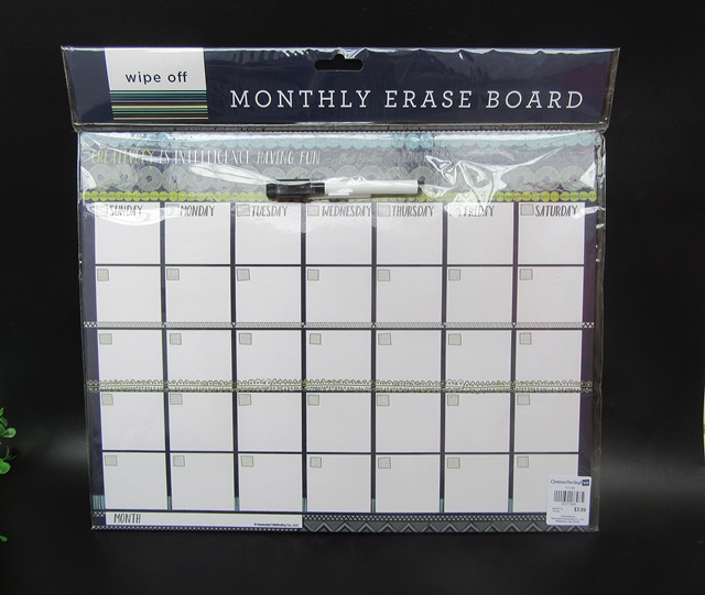 5Set Magnetic Wipe Off Dry Monthly Erase Board - Click Image to Close
