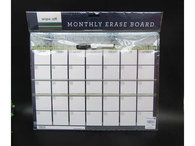 5Set Magnetic Wipe Off Dry Monthly Erase Board - Click Image to Close