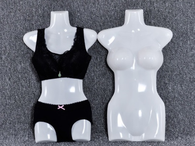 5X White Female Torso Mannequin Hanging Hook sz8-14+