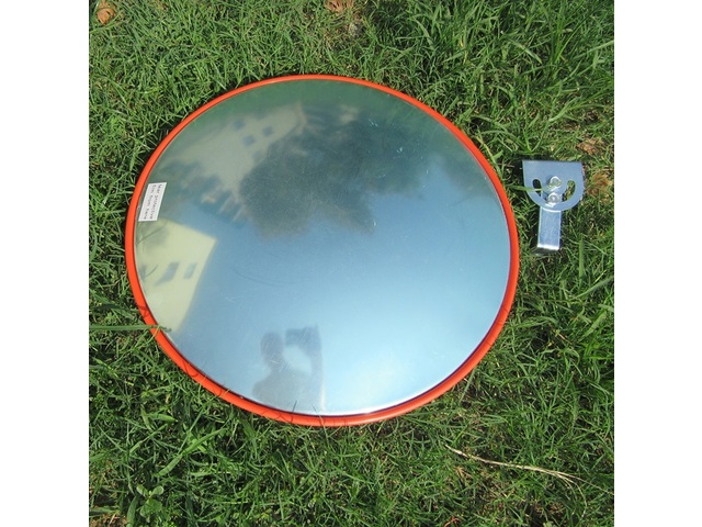 1X New Red 45cm Indoor Convex Security Safety Mirror