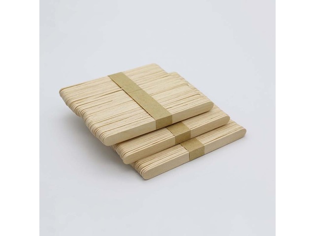 500 Art Wooden Craft Stick Paddle Pop Natural Wood Color for Kid