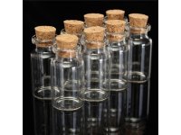 30 Pcs Empty Glass Storage/Display Bottle/Jar with Cork 13ml 30 Pcs Empty Glass Storage/Display Bottle/Jar with Cork 13ml