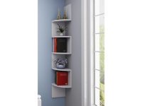 1Set 5-Layer Corner Wall Shelf Display Shelves Storage Rack