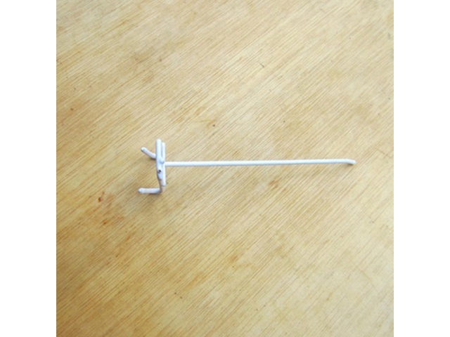 2x10 Metal Slatwall Grid Peg Hooks 20cm Size