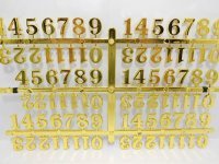 50Set X 15Pcs Golden Arabic Clock Repair Numbers 20mm