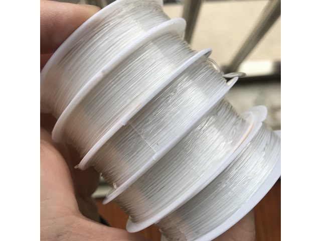 6Pcs x 5Meters Stretch Magic Fineness Elastic Cord 0.7mm Dia.