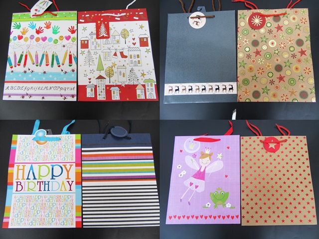 10Pcs HQ Paper Gift Bag Assorted 33.5x26x13.5 - Click Image to Close