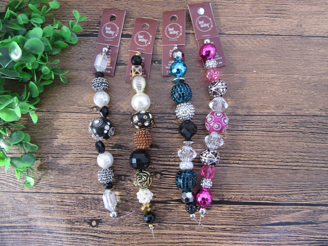 12String Strung Beads Beaded Unfinished Bracelet Jewelry - Click Image to Close