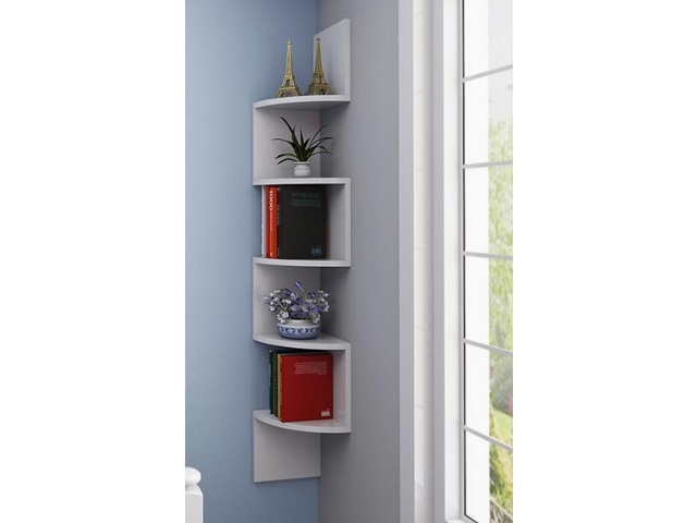 1Set 5-Layer Corner Wall Shelf Display Shelves Storage Rack - Click Image to Close