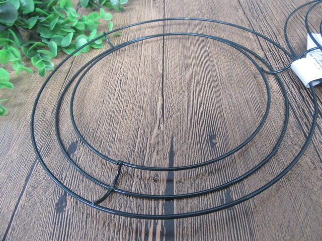 48Pcs Metal Wreath Form Ring Frame Base Wire Ring DIY Decor Craf - Click Image to Close