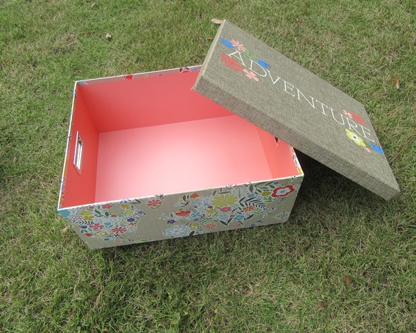 1Set 3in1 Hemp Cover Oblong Nesting Gift Box Storage Box - Click Image to Close