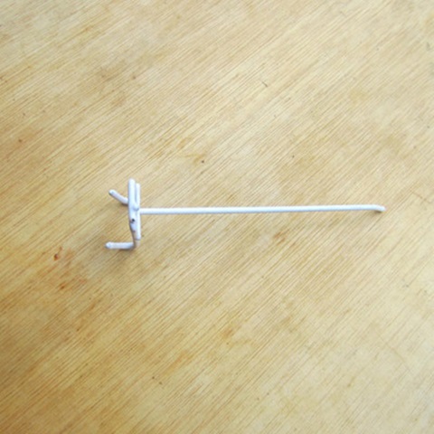 2x10 Metal Slatwall Grid Peg Hooks 20cm Size - Click Image to Close