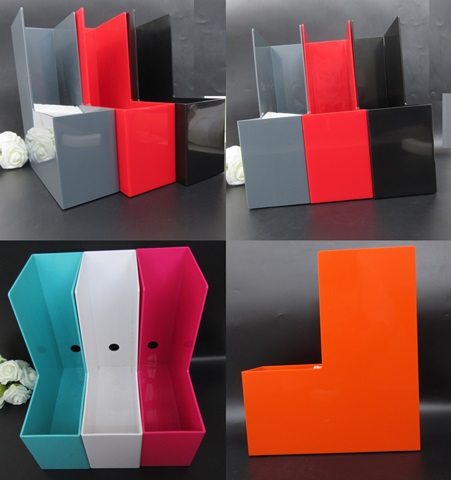 7Pcs Magazine Files Fold Out Cardboard Storage Boxes - Click Image to Close