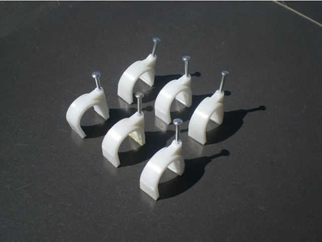 12Pkts X 30Pcs Cable Clips Flat Clips Cable Fixer 8mm Retail Pac 12Pkts X 30Pcs Cable Clips Flat Clips Cable Fixer 8mm Retail Pac