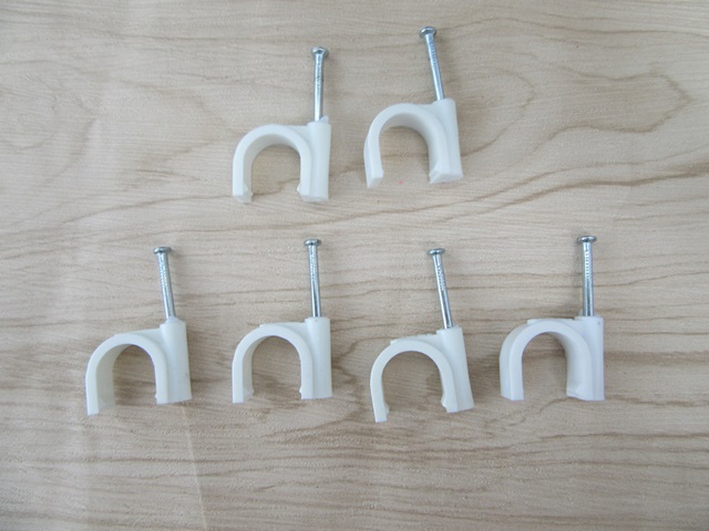 12Pkts X 8Pcs Cable Clips Flat Clips Cable Fixer 18mm Retail Pac 12Pkts X 8Pcs Cable Clips Flat Clips Cable Fixer 18mm Retail Pac