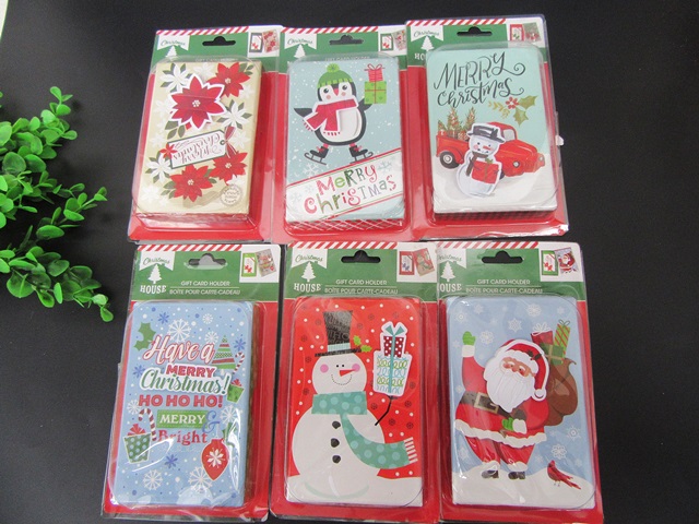 48Pcs Christmas Gift Card Holder 13x8.5x2cm Assorted - Click Image to Close