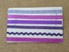 20Sheets X 6Pcs Purple Adhesive Printed Ribbon Craft Trim 20Sheets X 6Pcs Purple Adhesive Printed Ribbon Craft Trim