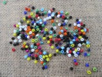 250Grams Glass Seed Beads 3-4mm Mixed Color