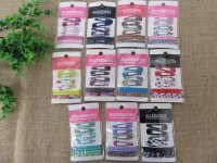 12Sheet X 8Pcs Snap Hair Clips Sleepies Hair Elastic Hairset 12Sheet X 8Pcs Snap Hair Clips Sleepies Hair Elastic Hairset