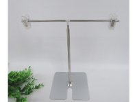 10Sets Adjustable Iron Shelf Jewelry Hanger Rack Display