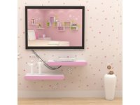 1X Pink Wall Shelf DIY Mount Storage Book Display Rack 60x28x6cm
