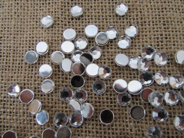 400 Clear Flat Back Diamonds Rhinestones 8mm 400 Clear Flat Back Diamonds Rhinestones 8mm