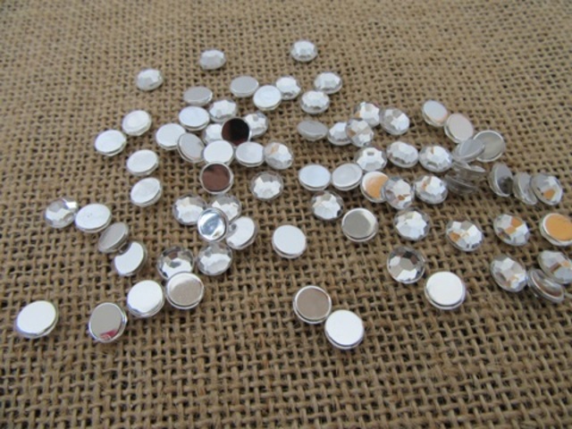750 Clear Flat Back Diamonds Rhinestones 6mm 750 Clear Flat Back Diamonds Rhinestones 6mm