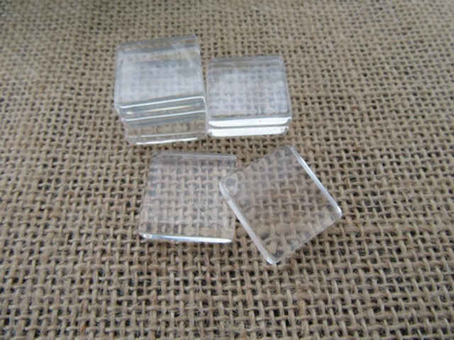 50Pcs Clear Cube Glass Magnifying Cabochon Tiles Beads 21x21x5mm 50Pcs Clear Cube Glass Magnifying Cabochon Tiles Beads 21x21x5mm