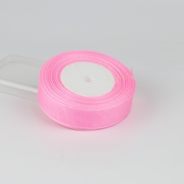 10Rolls X 50Yards Pink Organza Ribbon 15mm - Click Image to Close