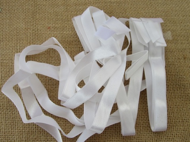 6Pkts X 6Pcs White Satin Ribbon 13mm wide - Click Image to Close