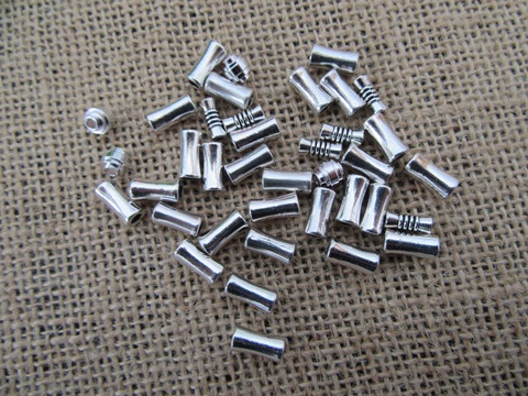 200Pcs Metal Tube Spacer Beads Jewellery Finding Assorted - Click Image to Close