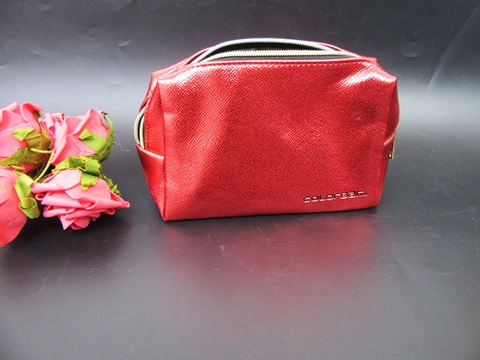 8Pcs Red Lady's Purse Wallet Coin Bag Makeup Bag Comestic Bag - Click Image to Close