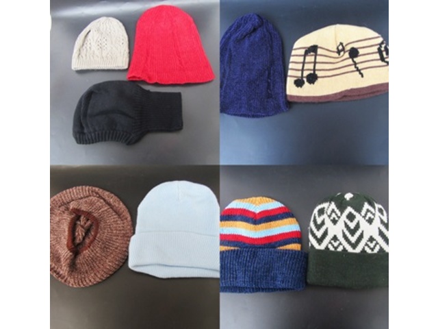 10Pcs Adult Caddice Crochet Hat Winter Hat Cap - Click Image to Close