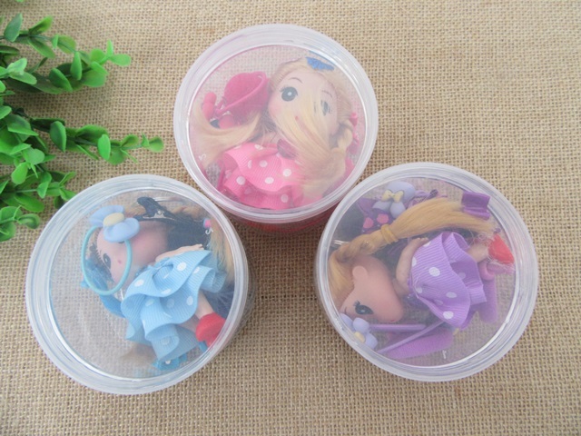 3Packets X 11Pcs Hair Clips Elastic Hair Band Scrunchies Keyring