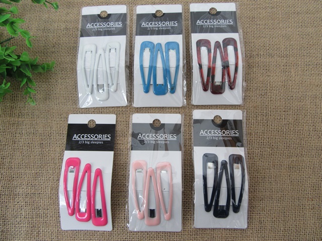 12Sheets X 3Pcs Metal Snap Hair Clips/Sleepies Bendies Assorted 12Sheets X 3Pcs Metal Snap Hair Clips/Sleepies Bendies Assorted