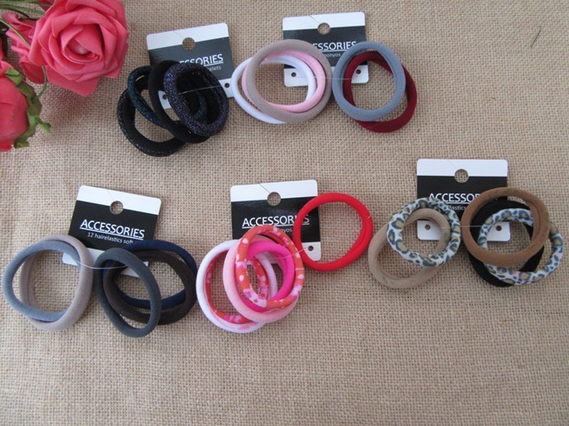 5Sheets X 5Pcs Hair Ponyos Hair Elastics Bobbles Bands Hair Band 5Sheets X 5Pcs Hair Ponyos Hair Elastics Bobbles Bands Hair Band