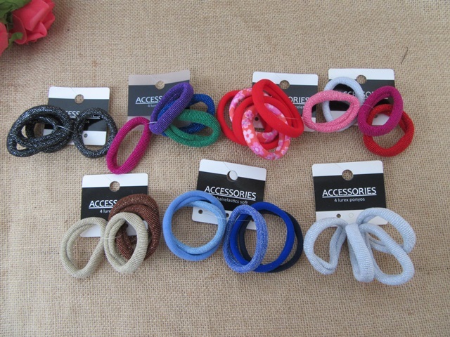 12Sheets Hair Ponyos Hair Elastics Bobbles Bands Hair Bands 12Sheets Hair Ponyos Hair Elastics Bobbles Bands Hair Bands