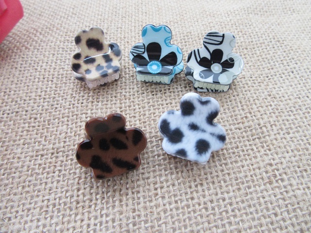 4x12Pcs Mini Flower Hair Claw Hair Clips Hair Clamp Mixed 4x12Pcs Mini Flower Hair Claw Hair Clips Hair Clamp Mixed